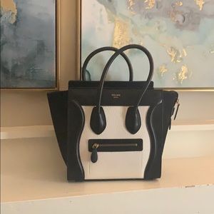CELINE Bi-Color Micro Luggage